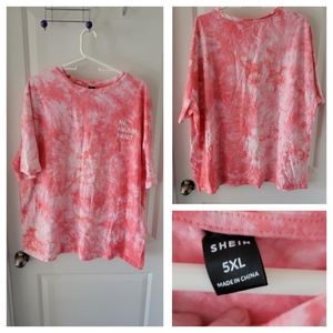 Size 4X Cute plus size short sleeve tshirt